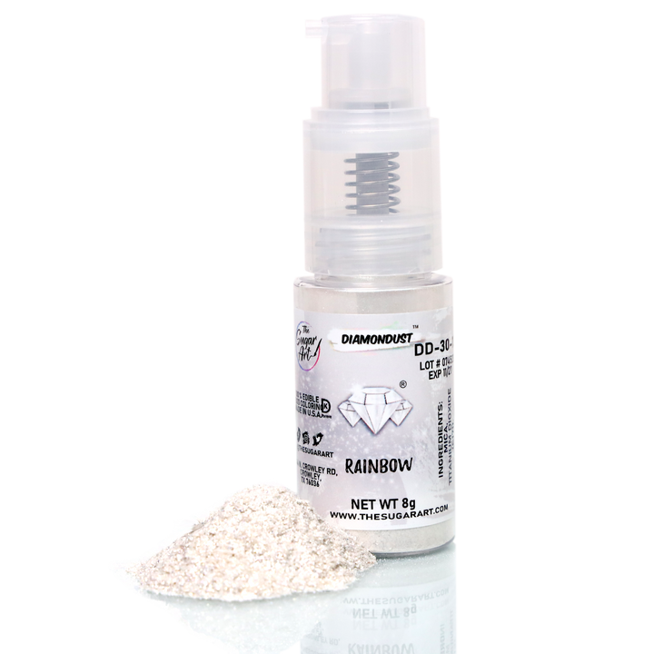 Rainbow Edible Glitter Large Spray Bottle