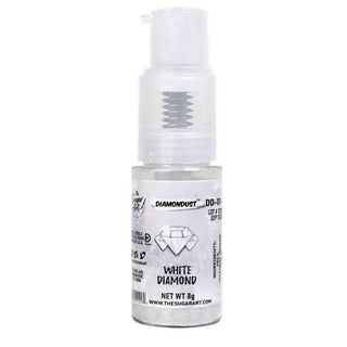 White Diamond Edible Glitter - Edible Glitter - white-diamond-edible-glitter - edible glitter, edible glitter for cakes, edible glitter for chocolate, edible glitter for cookies, food grade glitter, glitter covered strawberries - The Sugar Art