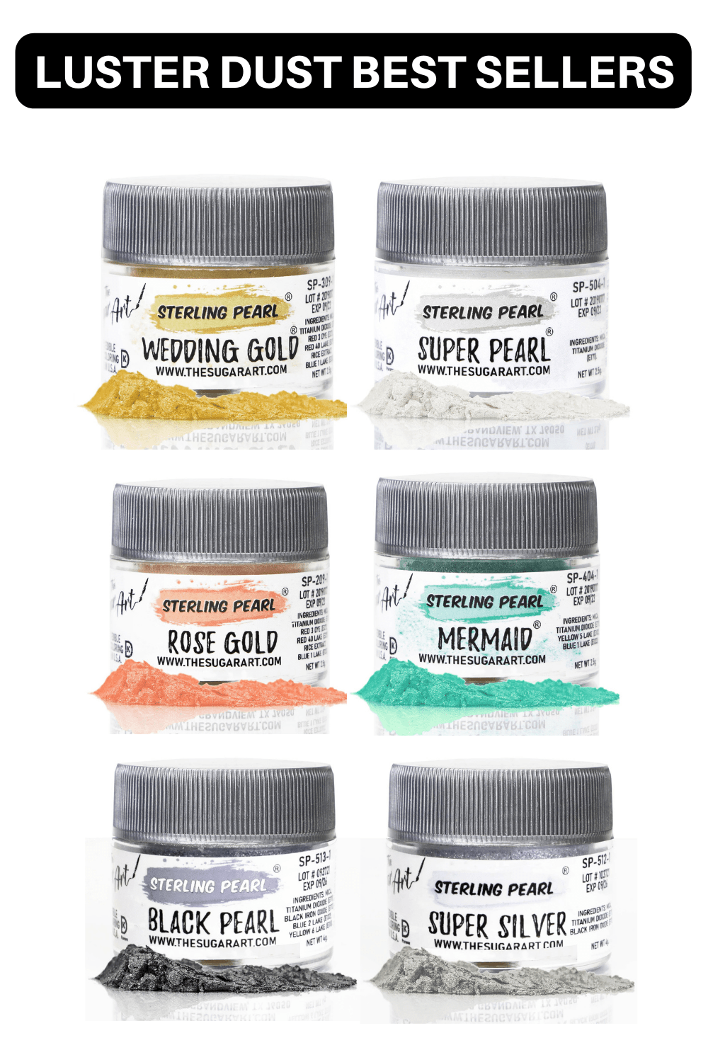 Pearl Gold -Kakewalk Edible Luster Dust