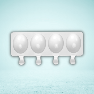 Egg (Oval) Cakesicle Mold -  - egg-oval-cakesicle-mold - silicone - The Sugar Art