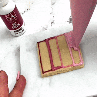 Burgundy Gel Food Color