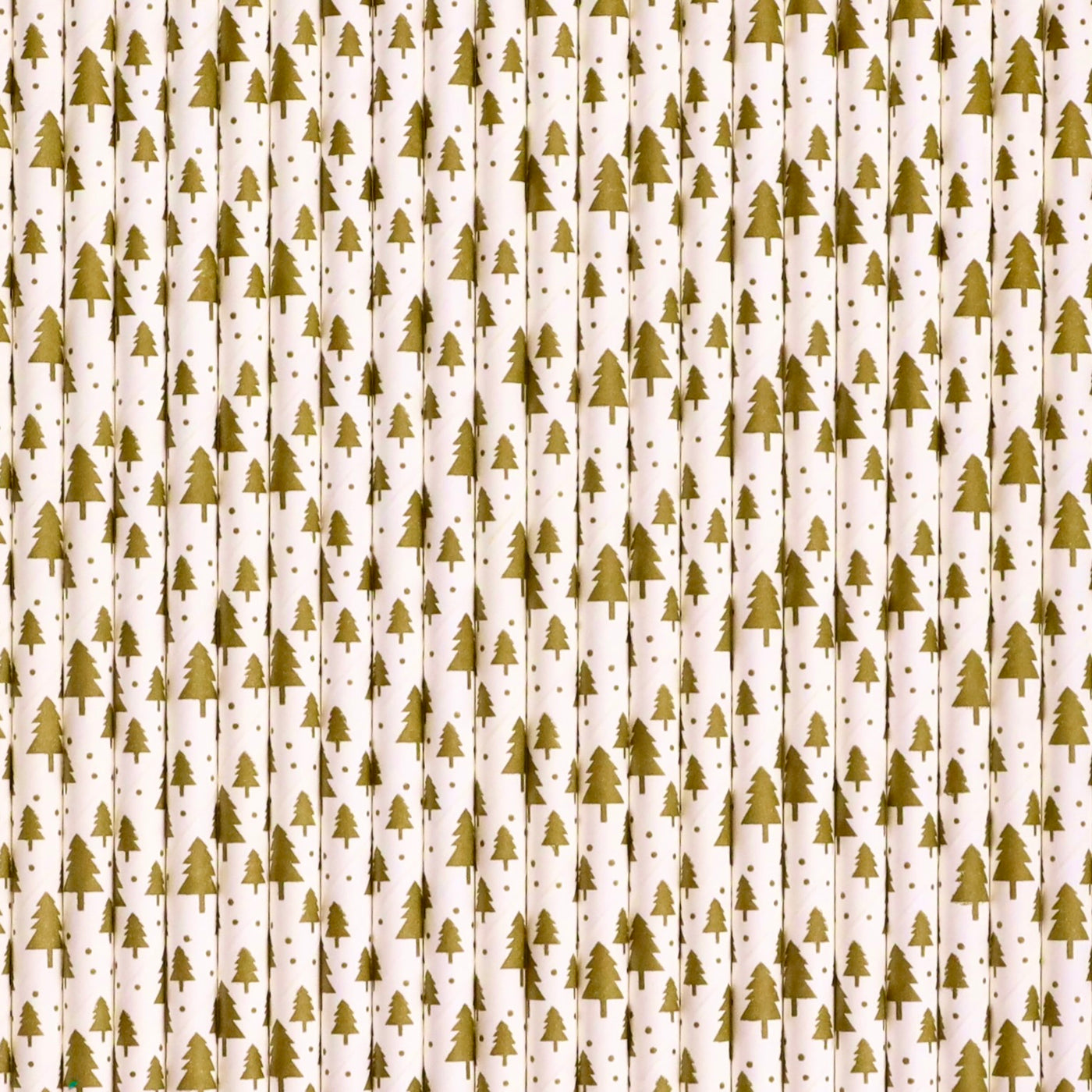 24 Christmas Tree Gold Straws / Cake Pop Sticks - The Sugar Art, Inc.
