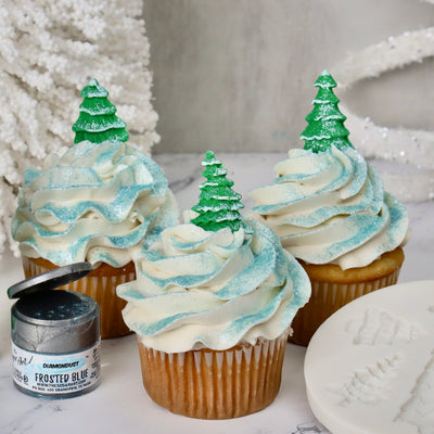 Small Christmas Tree Fondant Mold - The Sugar Art, Inc.