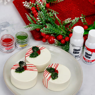 Holly Berry Fondant Mold -  - copy-of-4-cavity-small-bow-mold-white - silicone - The Sugar Art