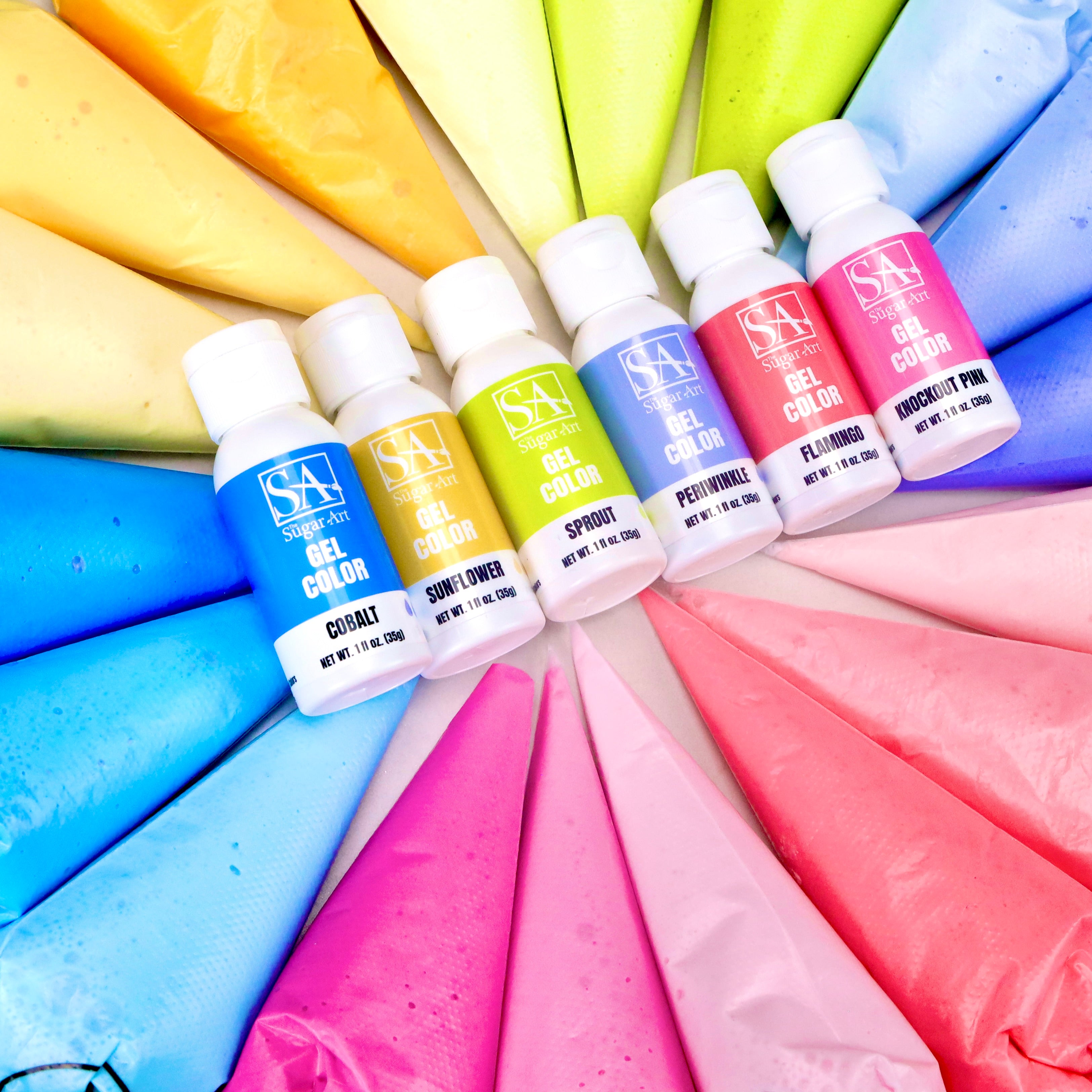 Sunny Side Up Bakery Squeeze Gel Color – Assorted Sizes & Colors (Brand New)