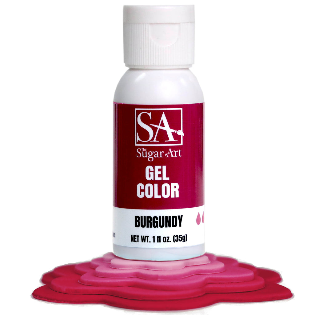 Burgundy Gel Color
