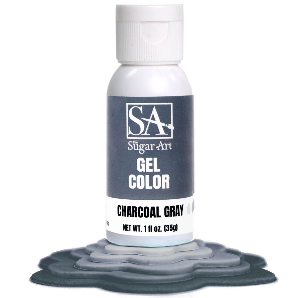 Charcoal Gray Gel Color