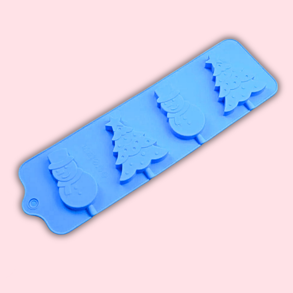 Tree & Snowman Lollipop Mold