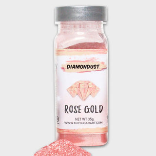Large Jar: Rose Gold Edible Glitter