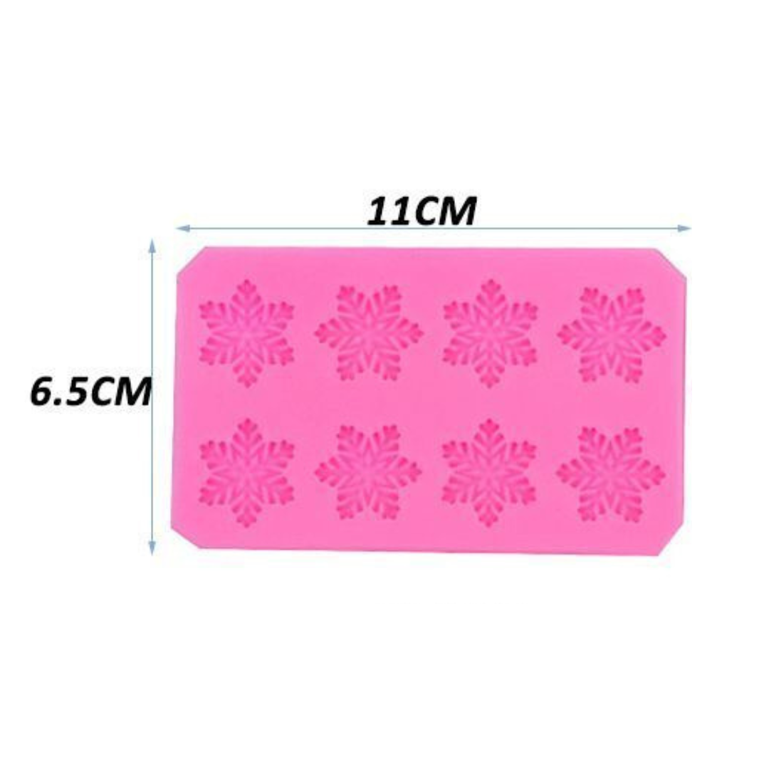 Small Snowflake Fondant Mold - The Sugar Art, Inc.