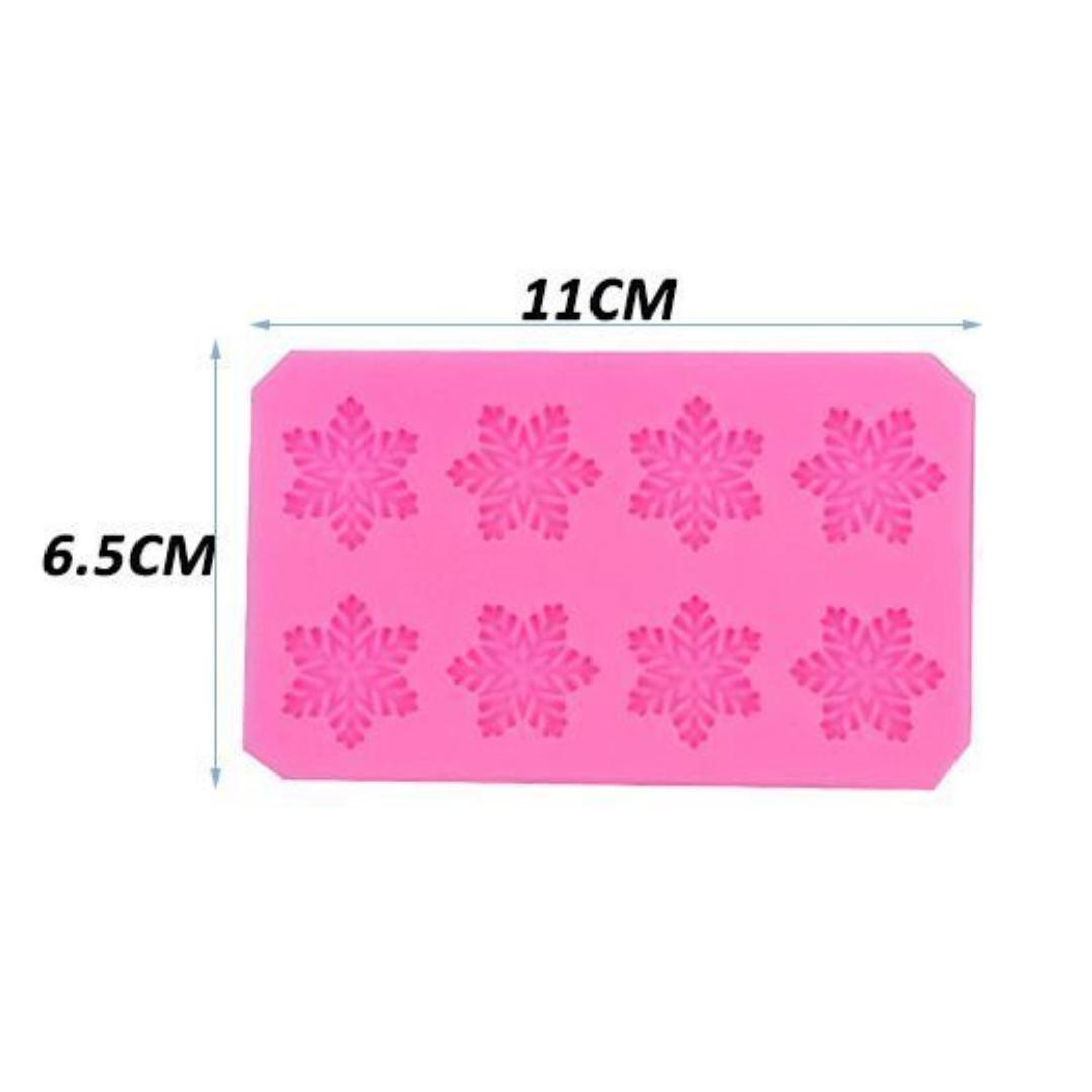 Funshowcase Mini Snowflake Lace Silicone Mold