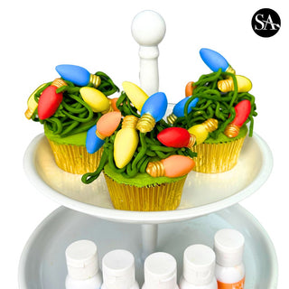 Light Bulb Fondant Mold -  - copy-of-holly-berry-fondant-mold - silicone - The Sugar Art