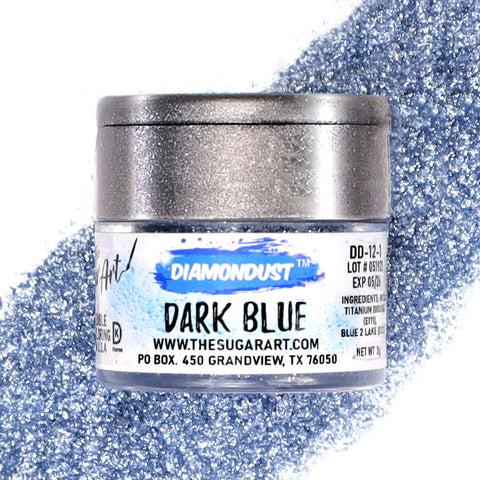 Dark Blue Edible Glitter