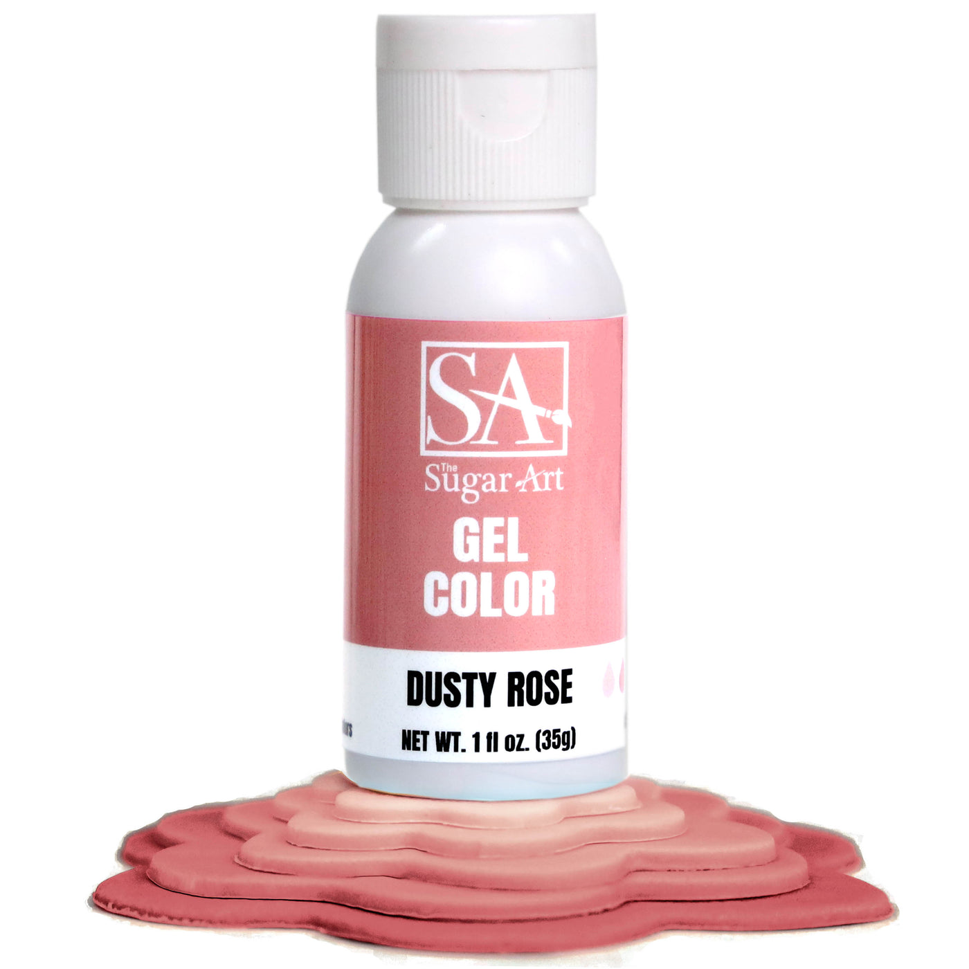 Dusty Rose Gel Color - The Sugar Art, Inc.