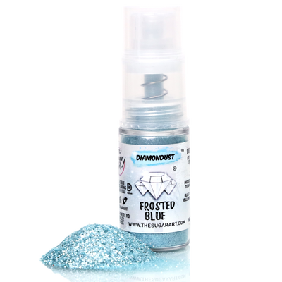  Frosted Blue Glitter Small Spray Bottle