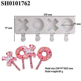 Valentine "XO" Cakesicle Mold