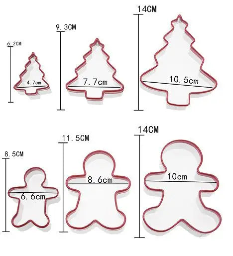 Large Christmas Cookie Cutters - The Sugar Art, Inc.