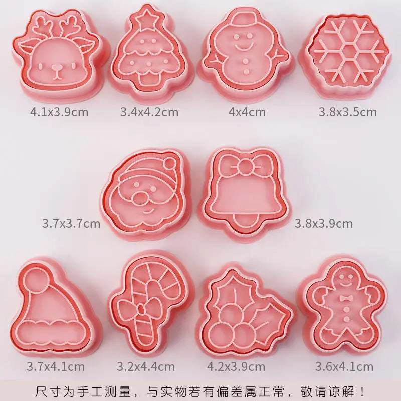 10 Christmas Cookie Cutters - The Sugar Art, Inc.