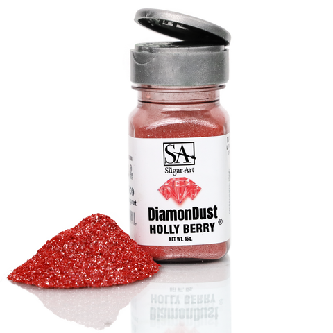 Christmas Red Edible Glitter Large Shaker Jar