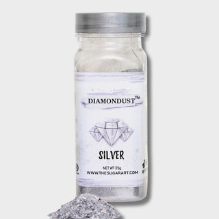 Large Jar: Silver Edible Glitter