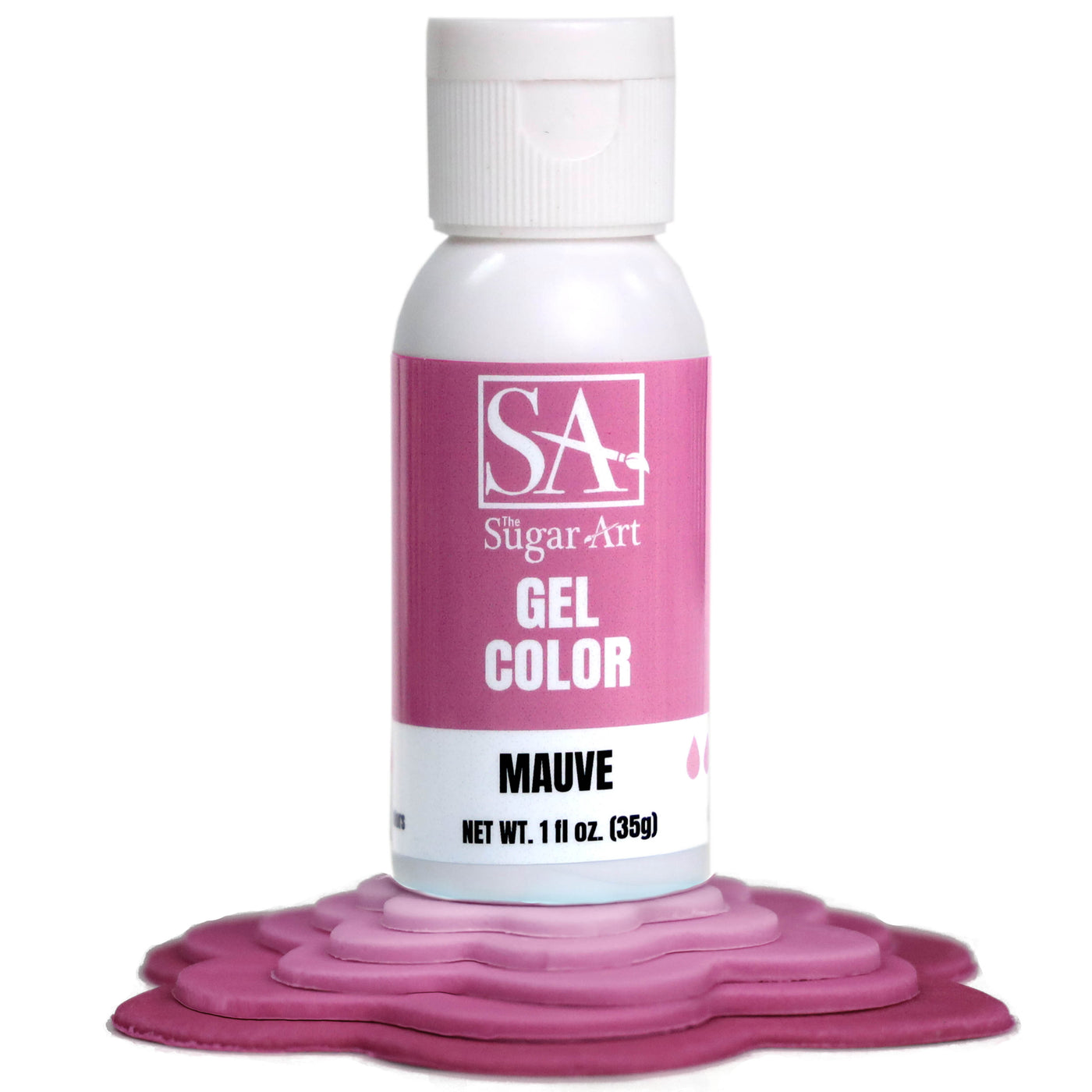 Mauve Gel Color - The Sugar Art, Inc.