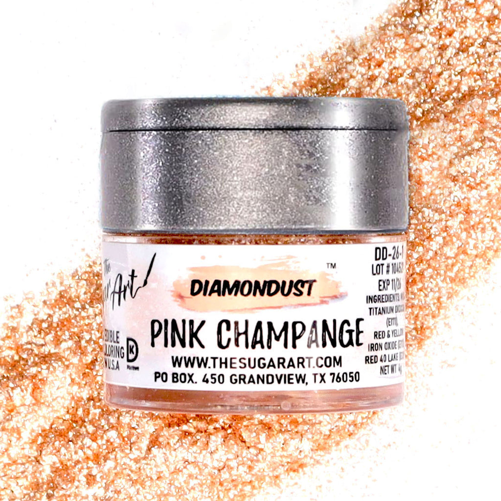 Pink Champagne Edible Glitter