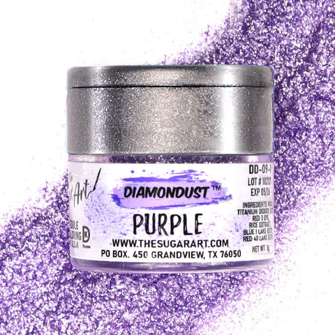 Purple Edible Glitter