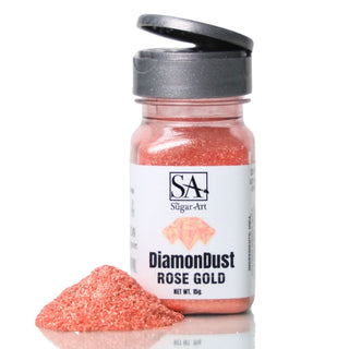 Rose Gold Edible Glitter Large Shaker Jar