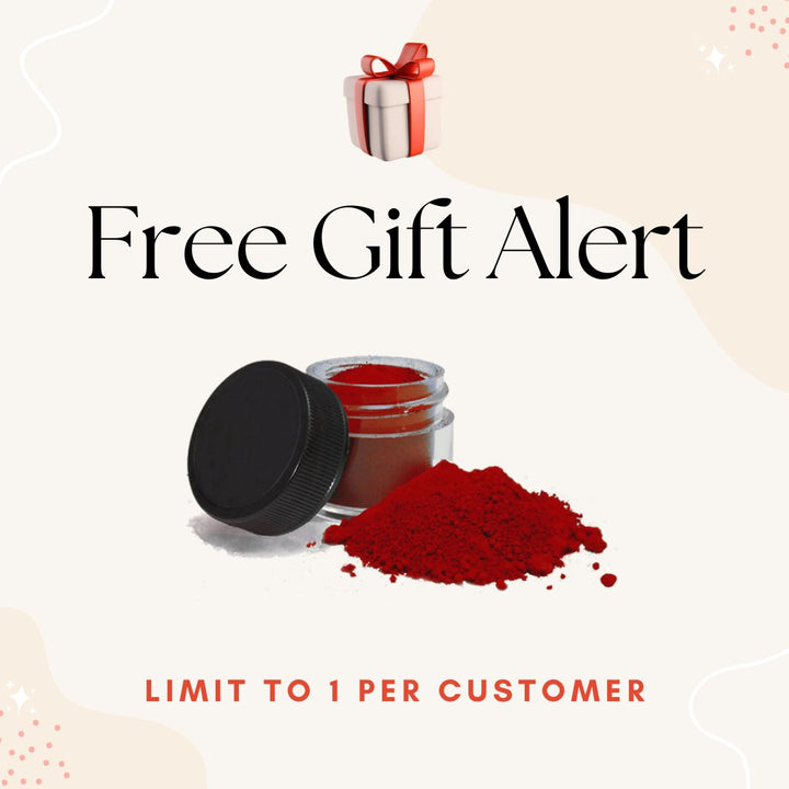Limit 1 Per Customer - FREE Red Rose Edible Paint Powder