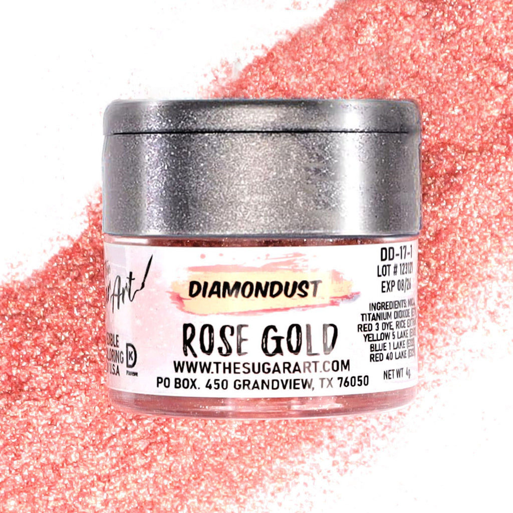 Rose Gold Edible Glitter