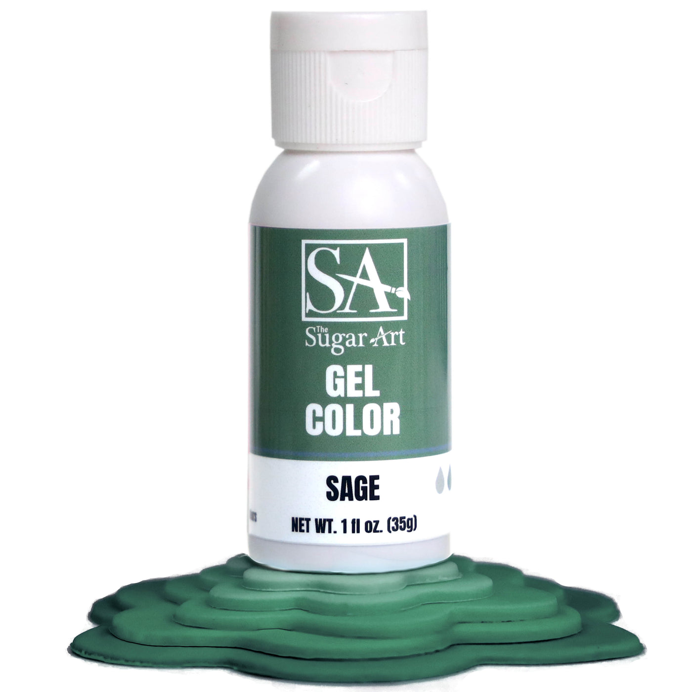 Sage Gel Color - The Sugar Art, Inc.