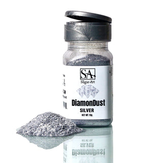 Silver Edible Glitter Large Shaker Jar