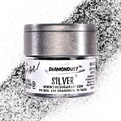  Silver Edible Glitter
