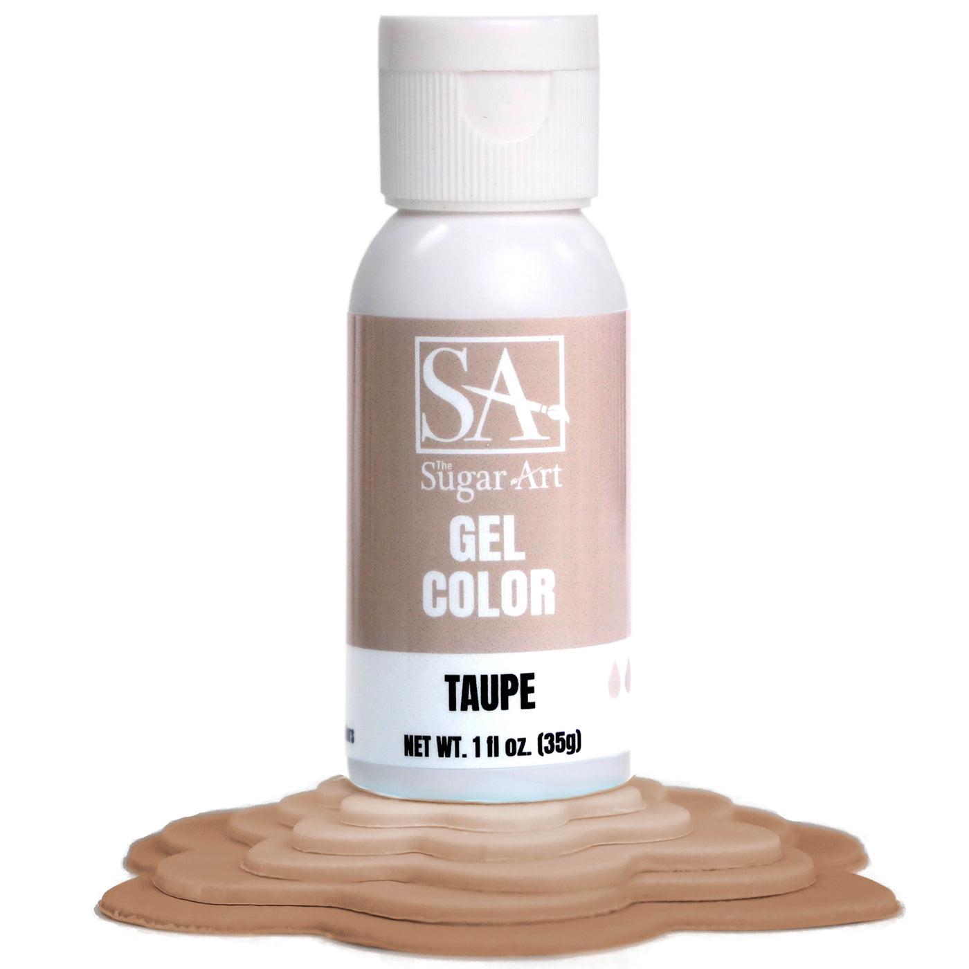 Taupe Gel Color - The Sugar Art, Inc.