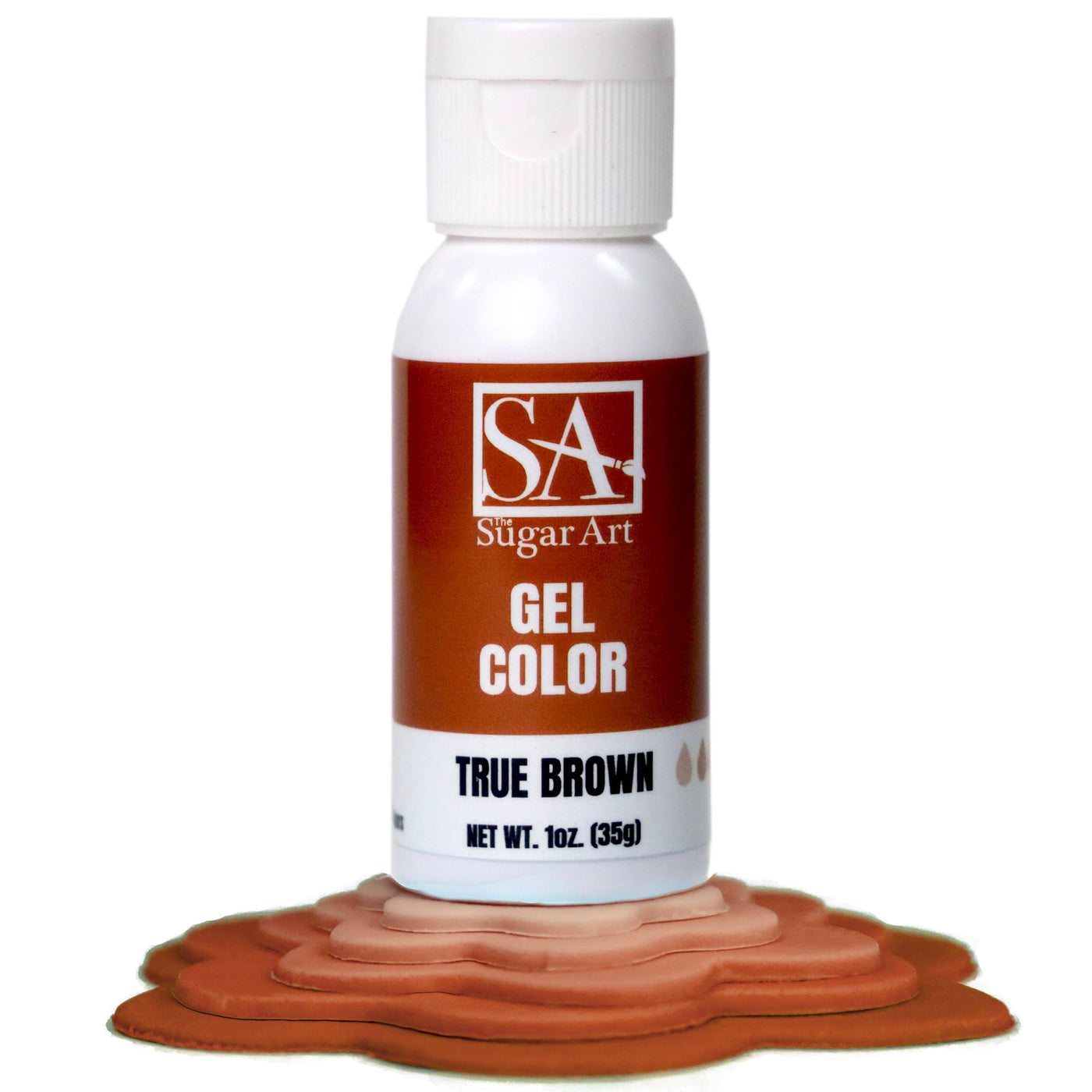 Brown Gel Color - The Sugar Art, Inc.