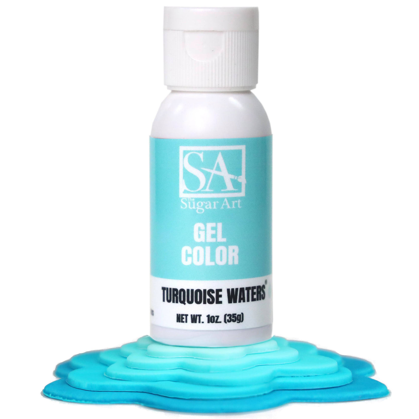 Turquoise Gel Color - The Sugar Art, Inc.
