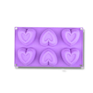 Purple Heart Cake Gem Mold
