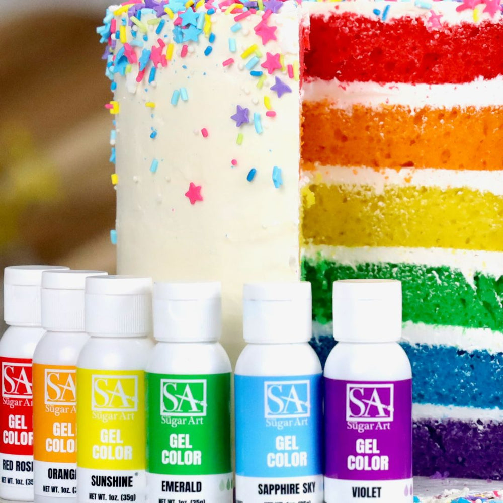 Vibrant Gel Colors For Icings, Fondant and More! – The Sugar Art, Inc.