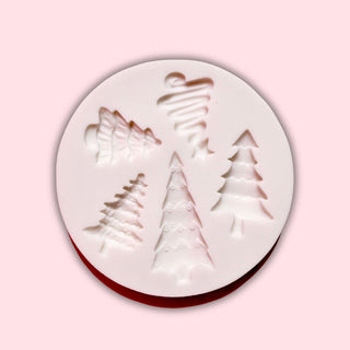 Small Christmas Tree Fondant Mold - SALE