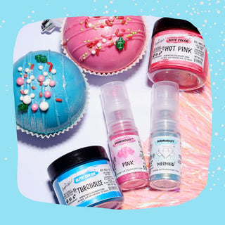 Turquoise Edible Paint Powder - LARGE JAR ONLY