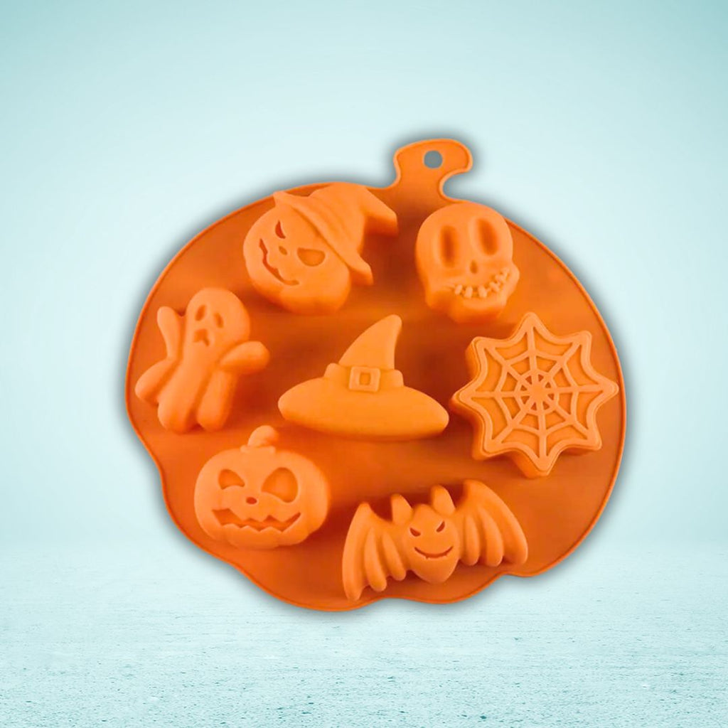 7-Cavity Halloween Chocolate Mold