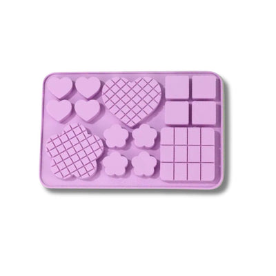  15-Cavity Chocolate / Waffle Mold - Purple