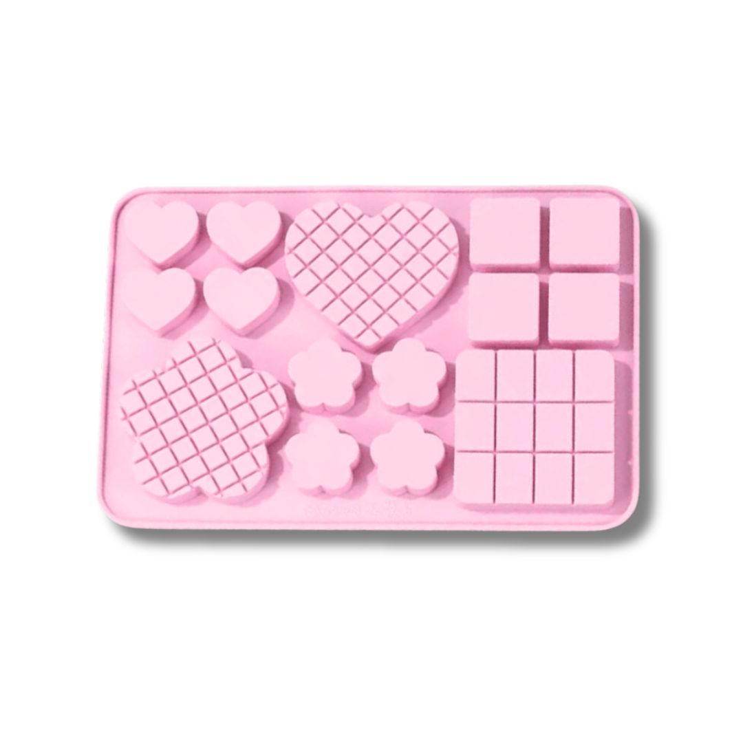 Chocolate Waffle Mold - Pink