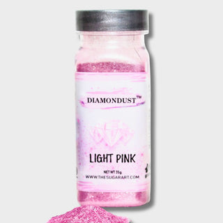 Large Jar: Light Pink Gold Edible Glitter