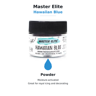 Master Elite Hawaiian Blue food color product guide
