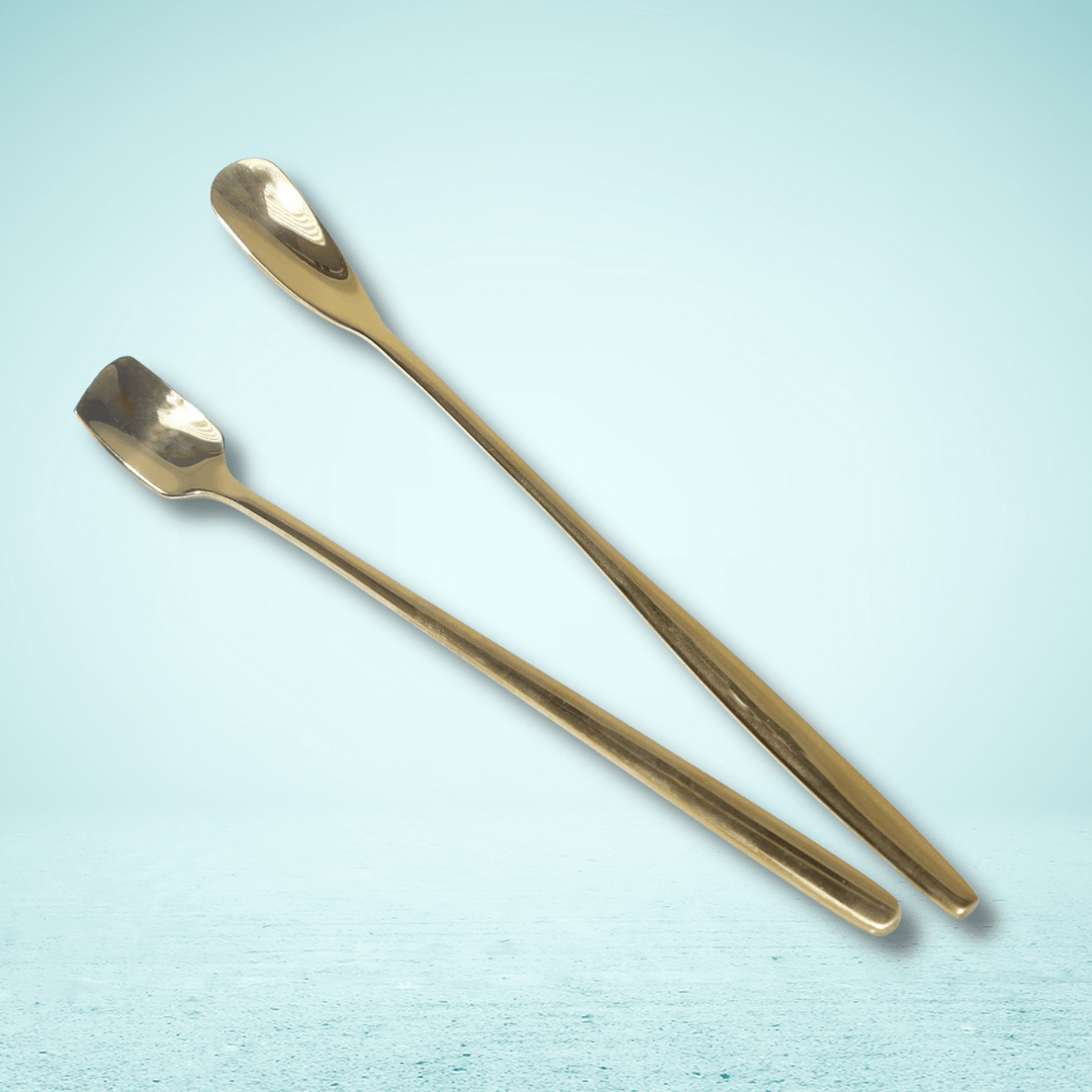 Gold Spoons (Set of 2) - The Sugar Art, Inc.