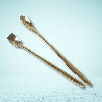  Gold Spoons (Set of 2)