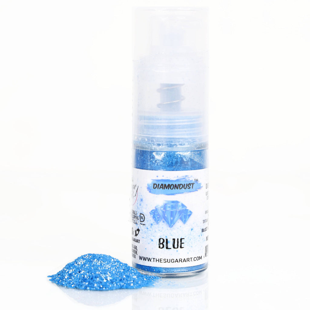 Blue Edible Glitter Small Spray Bottle