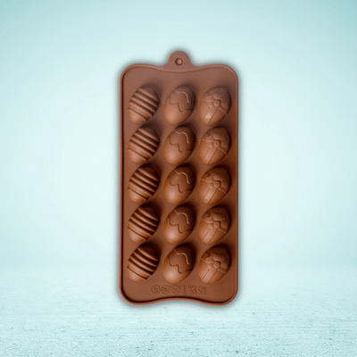 Mini Egg Chocolate Mold - Brown - The Sugar Art, Inc.
