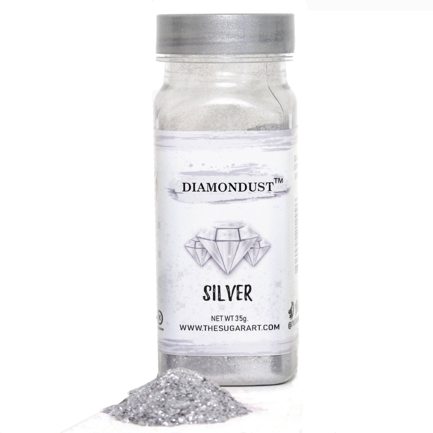 Silver Edible Glitter